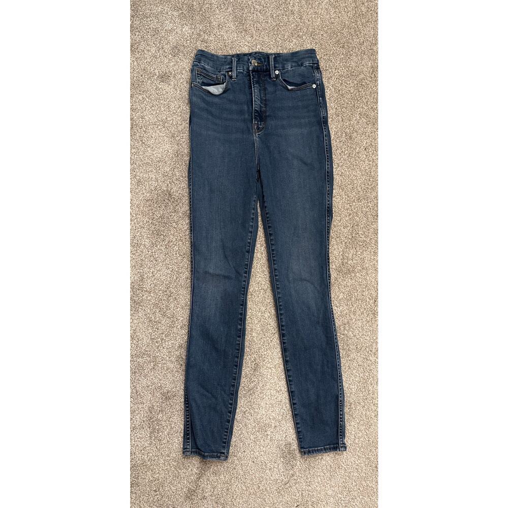 Good American Good Waist Indigo Skinny Jeans, 4/27